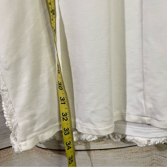 ZARA lace embroidered short white/ivory dress Size Small - Picture 7 of 8